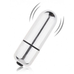 Серебристая вибропуля X-Basic Bullet Mini One Speed - 5,9 см. (Цвет: серебристый)