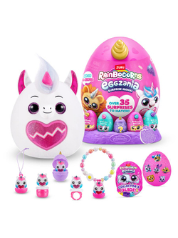 Мягкая игрушка Rainbocorns EGGZANIA серия 1, желтый