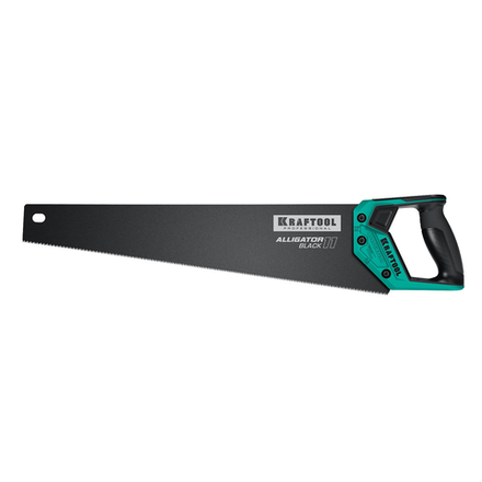 Ножовка для точного реза KRAFTOOL Alligator Black 11, 500 мм с тефлоновым покрытием 15205-50