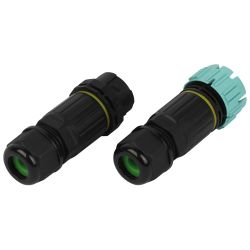 Коннектор ЭРА NO-224-671 кабельный разъёмный прямой 3-Pin 0.5-2.5 мм2 безвинтовой IP68 | Электротовары
