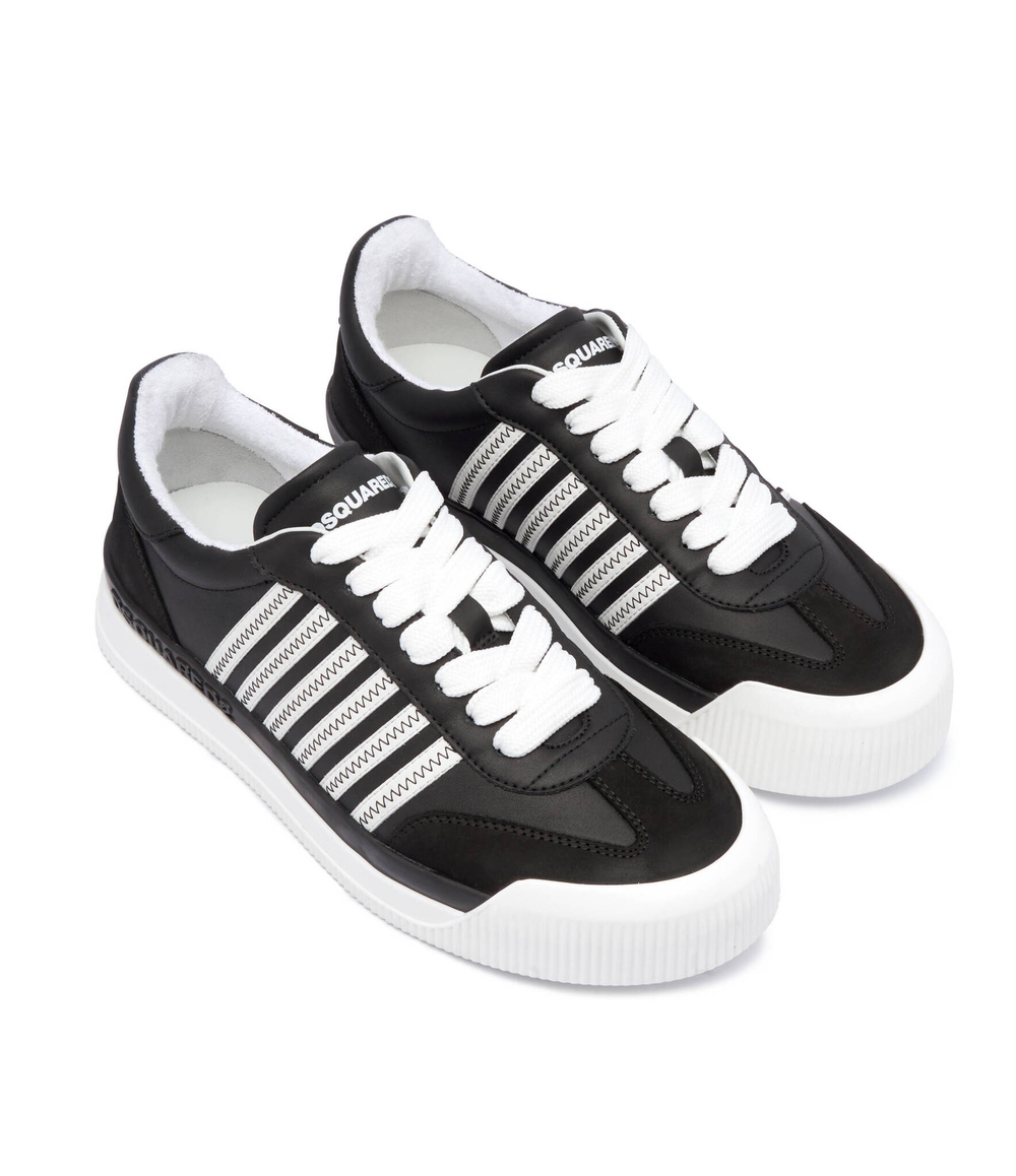 Кожаные кроссовки Dsquared2 - графитовый(SNM0342 11100001)