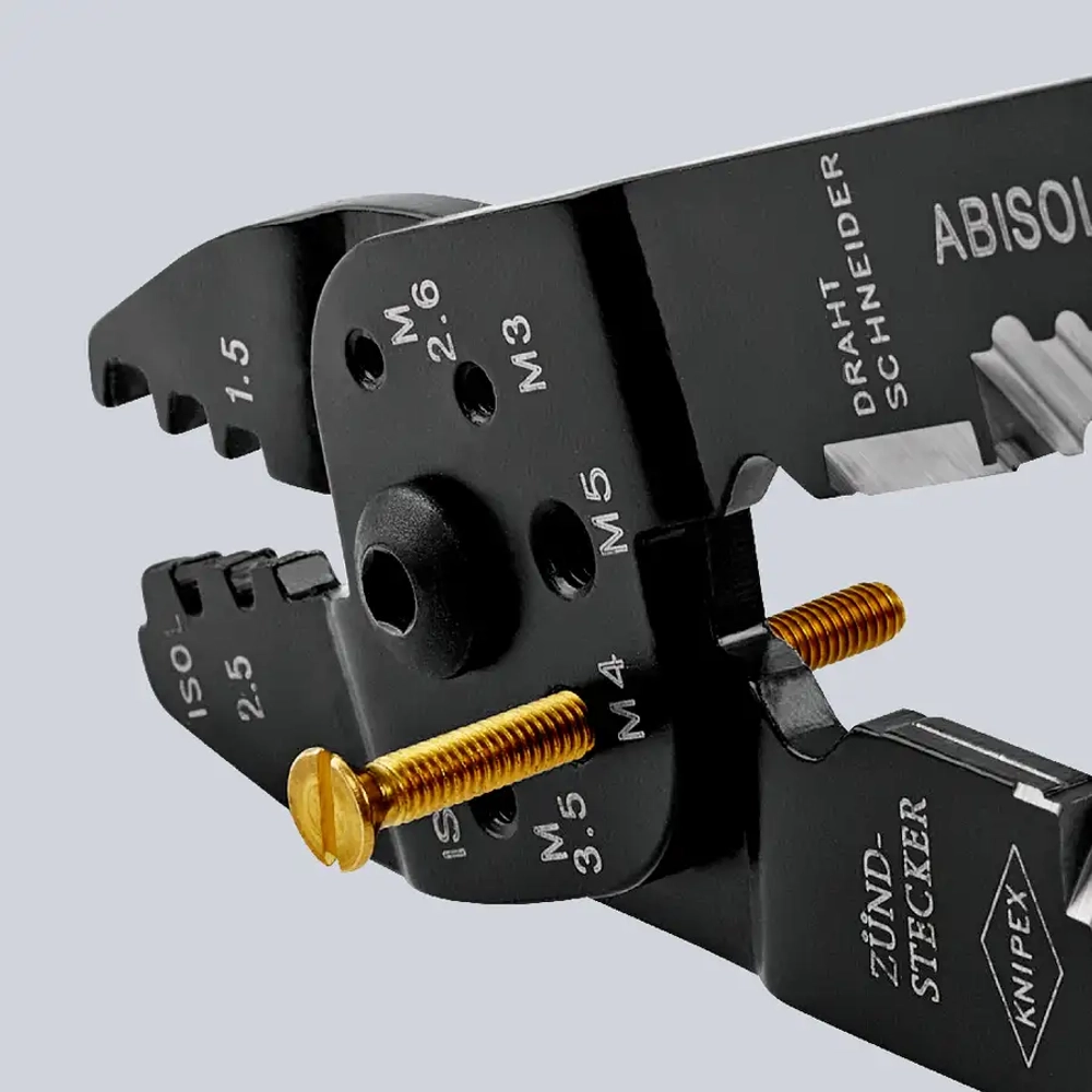 Клещи зажимные для опрессовки чернёные 230 мм Knipex 97 21 215 B SB