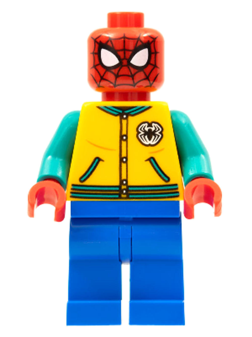Минифигурка LEGO sh0757 Человек-паук (оранжевый жилет)