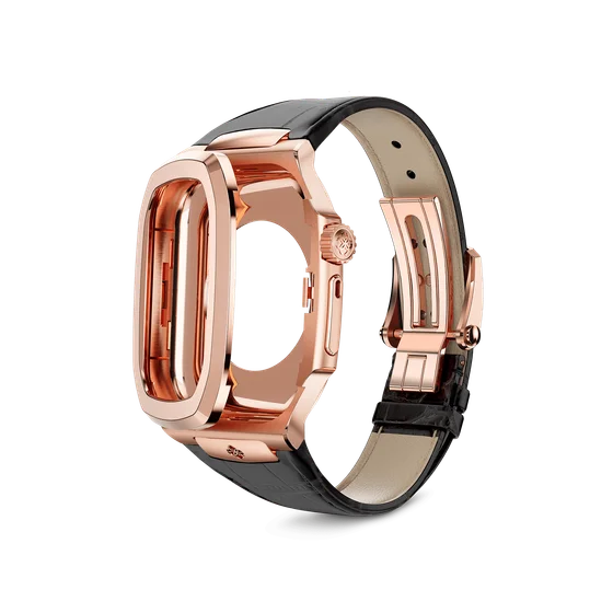 Корпус для Apple Watch ROYAL45 - Rose Gold Leather