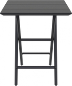 Стол пластиковый складной Siesta Contract Helen Folding Table 60, черный, 600х600х740 мм, черный