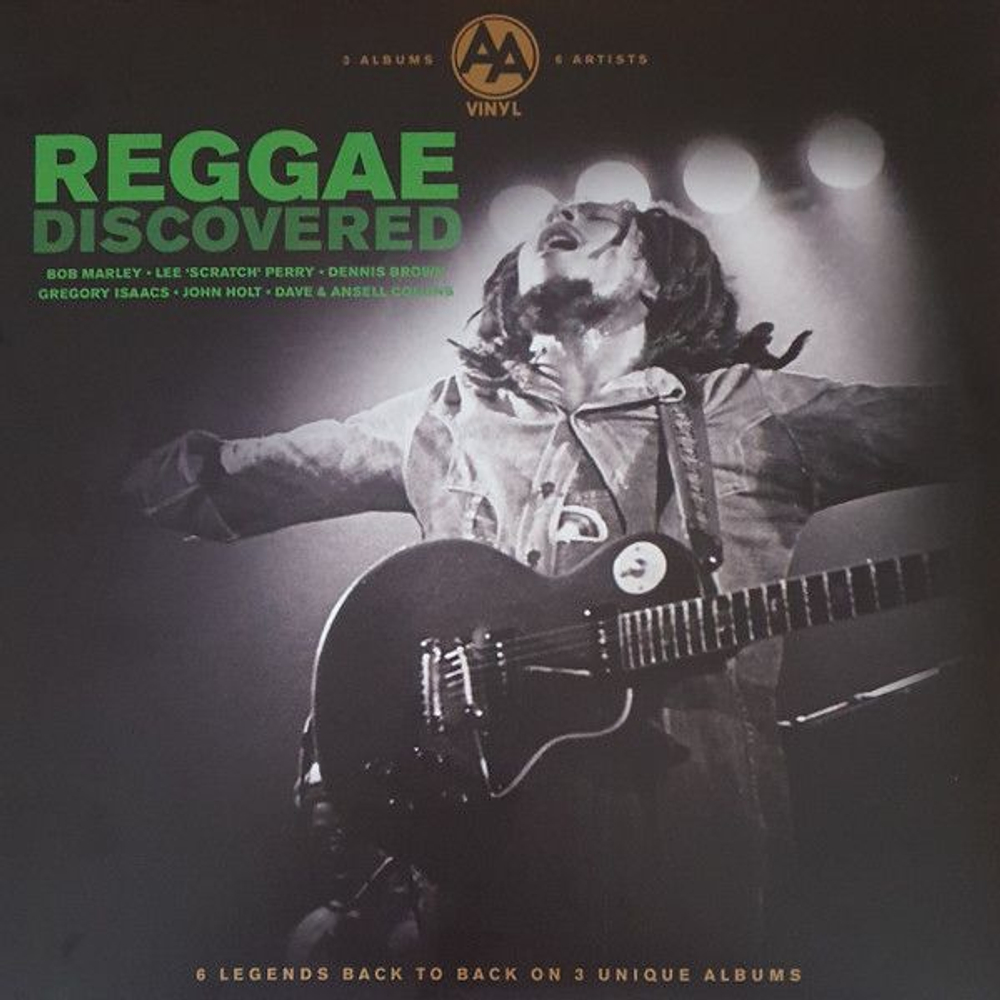 Bob Marley, Lee Perry, Gregory Isaacs, Dennis Brown, John Holt, Dave & Ansel Collins — Reggae Discovered (LP)
