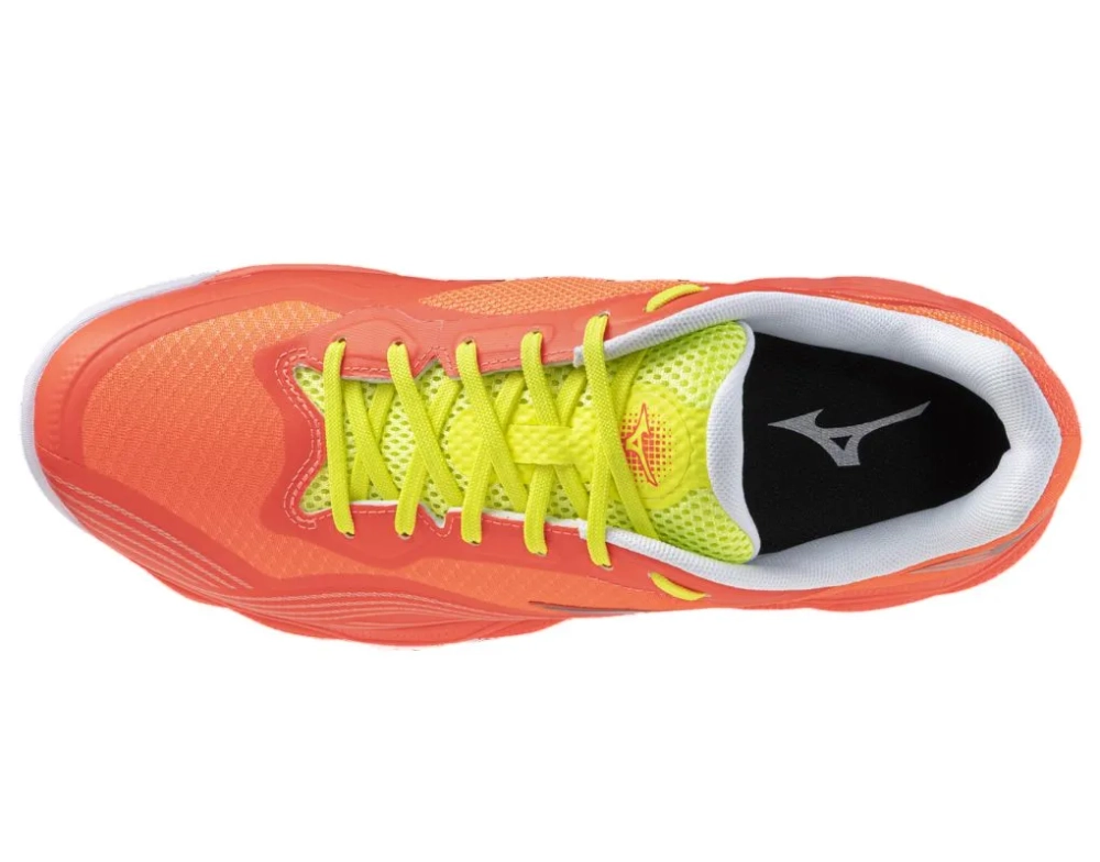 Мужские кроссовки для Padel Mizuno Wave Enforce Court 2 Padel - lava orange/black oyster/yellow jasper