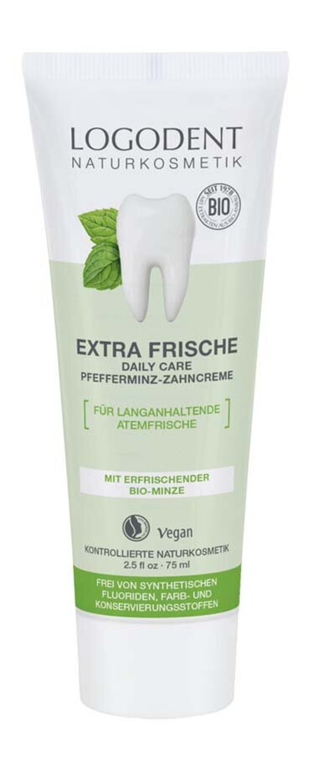 Зубная паста Logodent Extra Fresh Logona, 75 мл