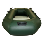 Лодка ПВХ Polar Bird Чирок Гребная PB-240Т Teal со стеклокомпозитной сланью и банкой -