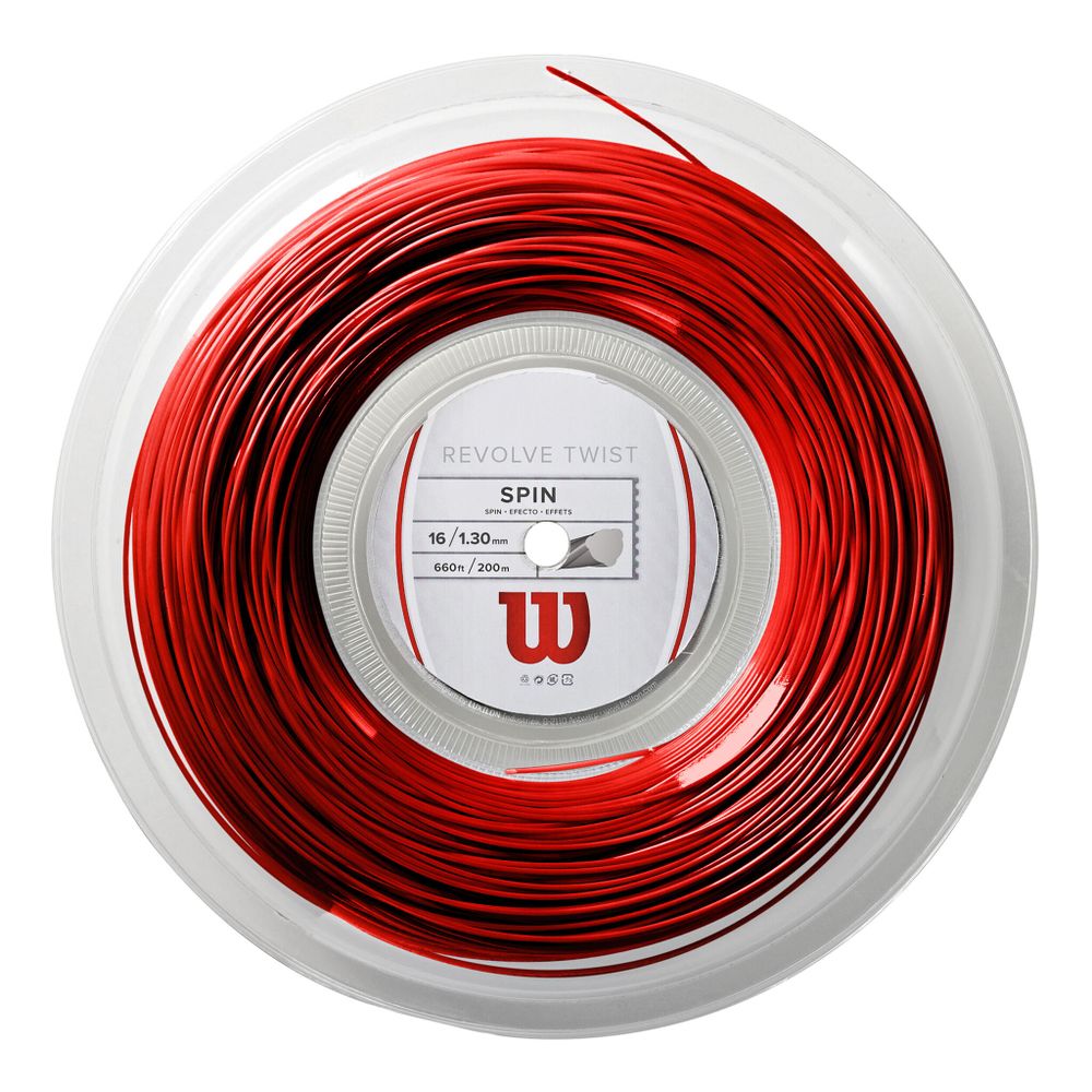 Струны теннисные Wilson Revolve Twist String Reel 200m - Red