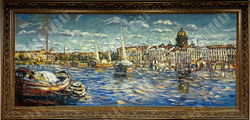 Буцкий Павел. На Неве. Холст, масло. С-Петербург, Россия. 2015 г.