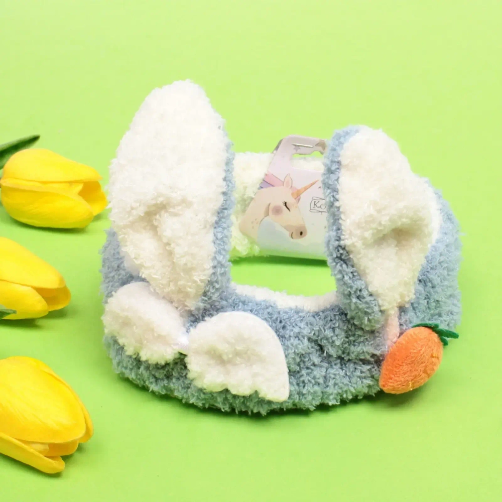 Повязка на голову «Little bunny- Lucky», микс 4 цвета, 20*6 см (подвес Единорожек)