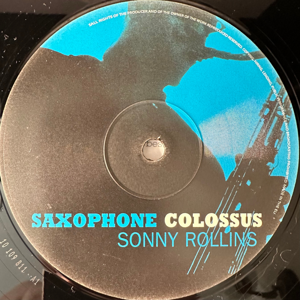 Sonny Rollins ‎– Saxophone Colossus (Европа 2022г.)