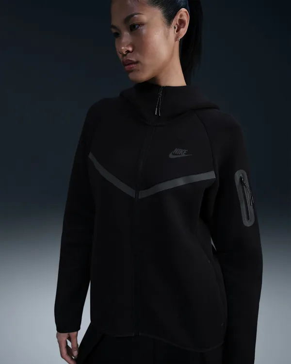 Толстовка женская NIKE W NSW TCH FLC WR FZ HDY 2