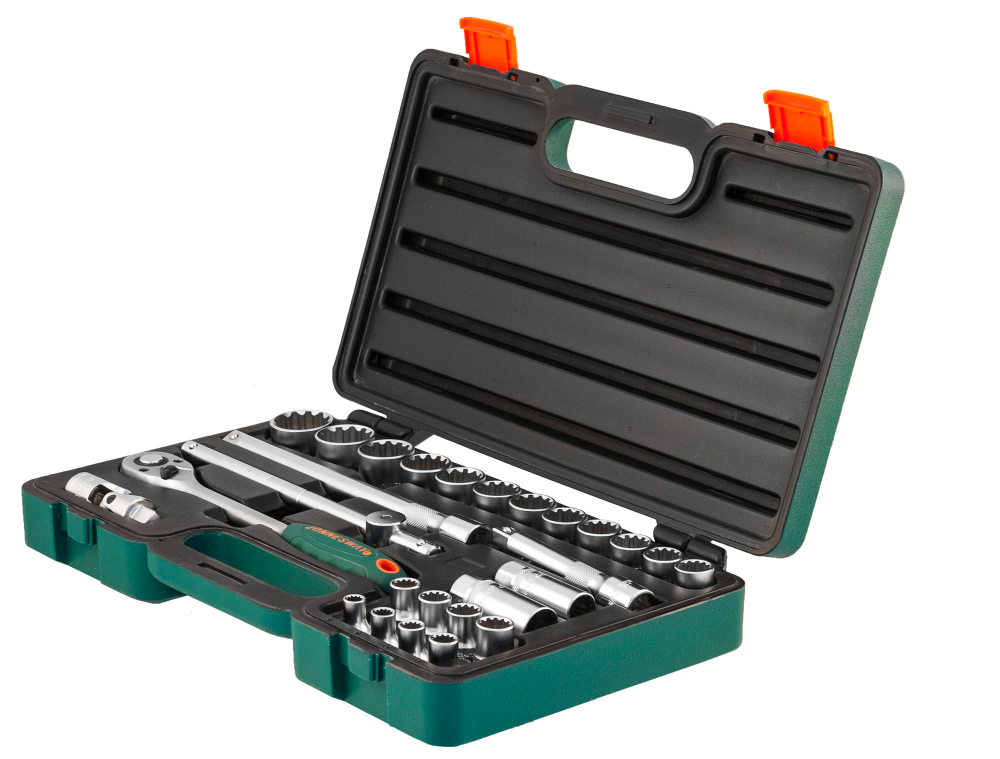 S68H4127S Набор головок торцевых 1/2"DR Super Tech, 27 предметов