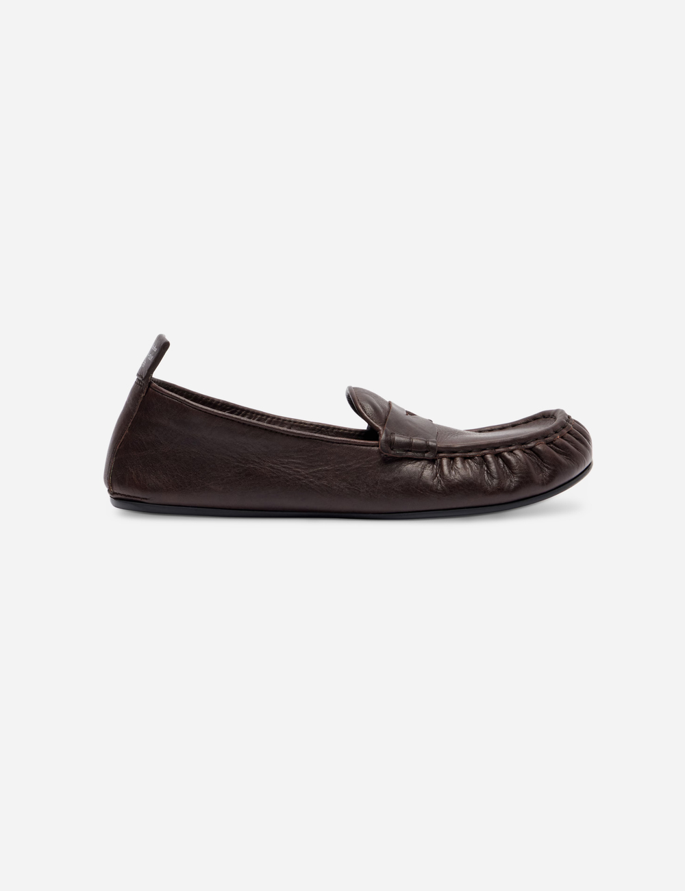 Лоферы Acne Studios Leather Penny Loafers Dark Brown
