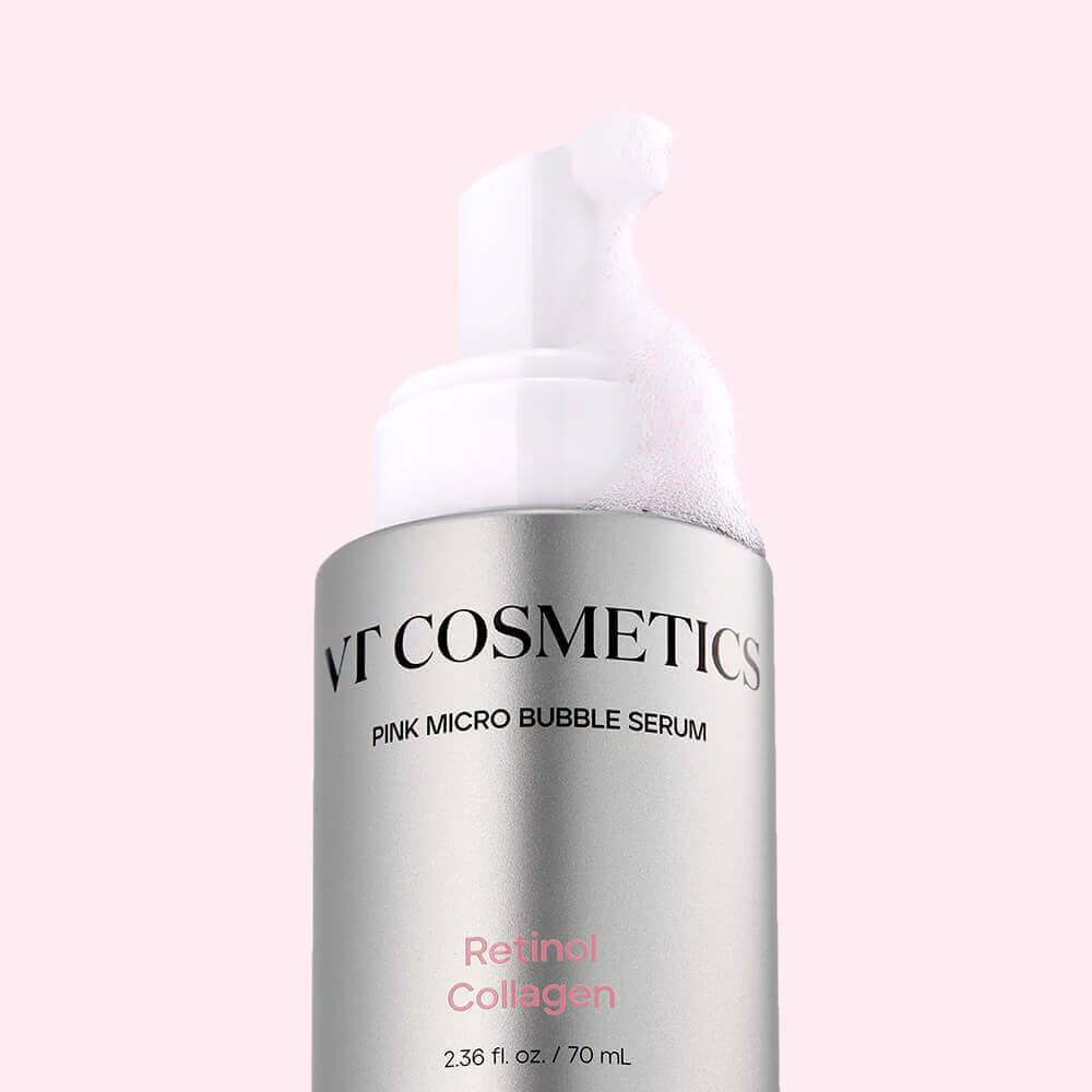 VT Cosmetics Пузырьковая сыворотка с ретинолом VT Cosmetics Retinol Collagen Pink Micro Bubble Serum, 70 МЛ