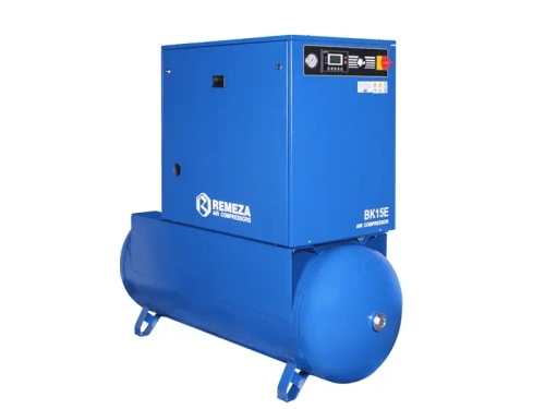 Винтовой компрессор Remeza BK15E-8-500ВС на ресивере 500л с частотником