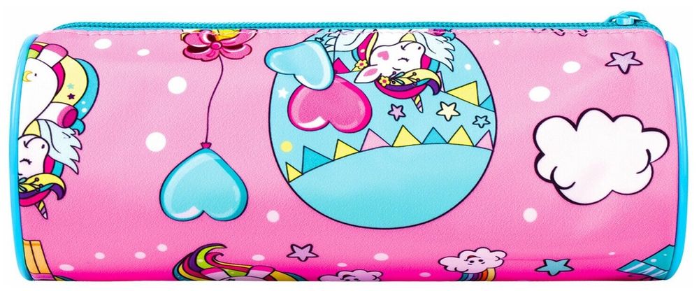 Пенал-тубус BRAUBERG, с эффектом Soft Touch, мягкий, "Unicorn", 22х8 см, 229011