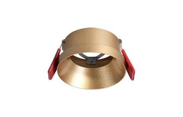 Встраиваемый точечный светильник 1*GU10 CLT 044C GO золото Crystal Lux