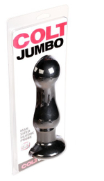 Большой черный анальный стимулятор Jumbo (Цвет: черный)