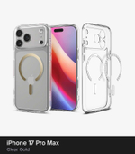 Чехол Spigen Ultra Hybrid MagSafe для iPhone 17 Pro Max Clear Gold
