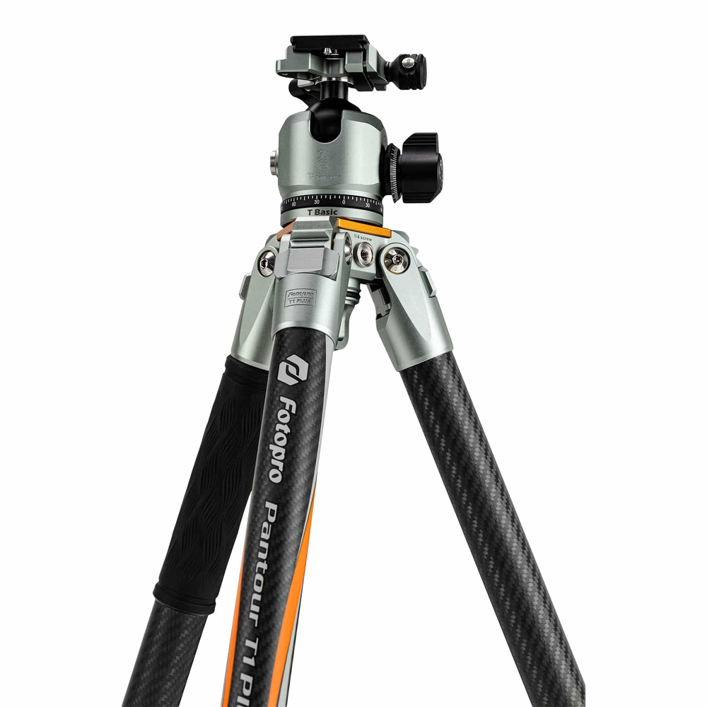 Штатив Fotopro T1 Plus + T-Basic + голова TH-1M, карбоновый, до 20 кг