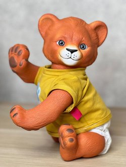 Игрушка мягконабивная 35см АниРеал Львенок (60108)