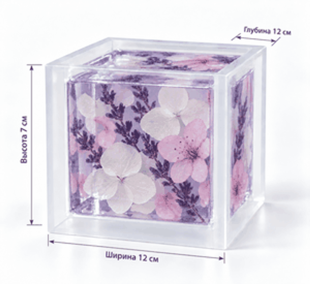 Силиконовая квадратная форма 12 × 12 × 7 см — на заказ