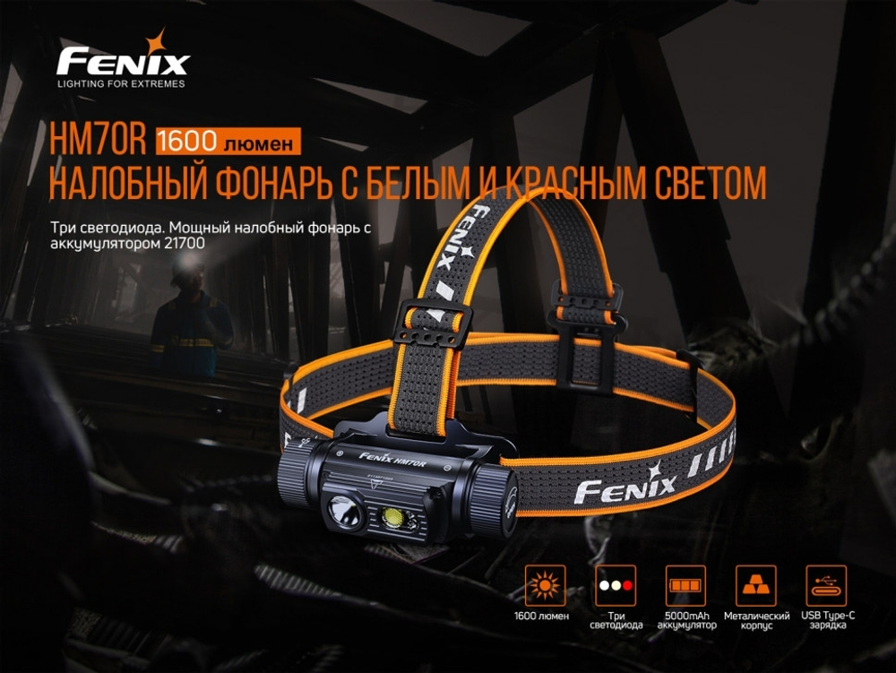 Набор Fenix HM70R + E-LITE