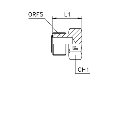 Заглушка V (Ш) ORFS 1.3/16