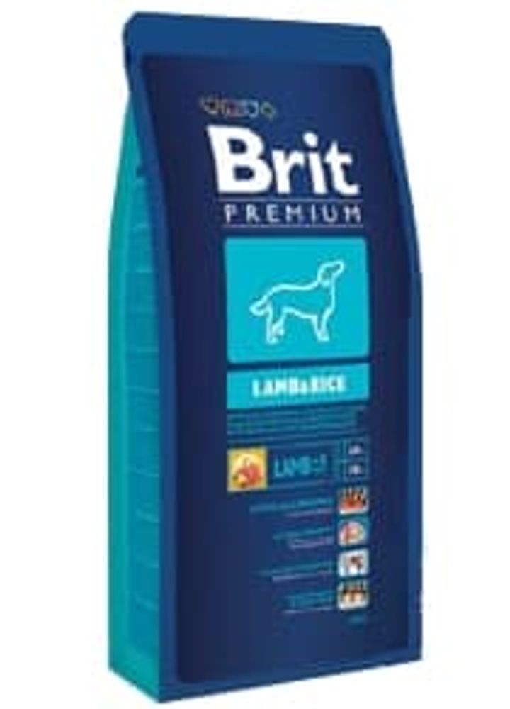 Brit Premium Lamb & Rice сух.д/собак всех пород гипоаллергенный Ягненок/Рис 18 кг Brit Premium Lamb & Rice сух.д/собак всех пород гипоаллергенный Ягненок/Рис 18 кг
