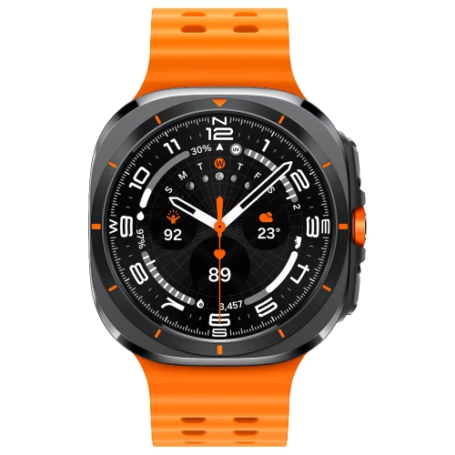 Умные часы Samsung Galaxy Watch Ultra (2025) 47mm LTE, ремешок Marine, Titanium Gray (Черный титан) SM-L705