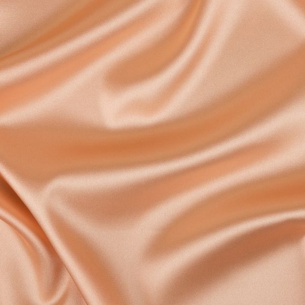 Ткань блузочная Poly satin 100 г/м², 100х145 см, 14 персиковый, Gamma PSS-001
