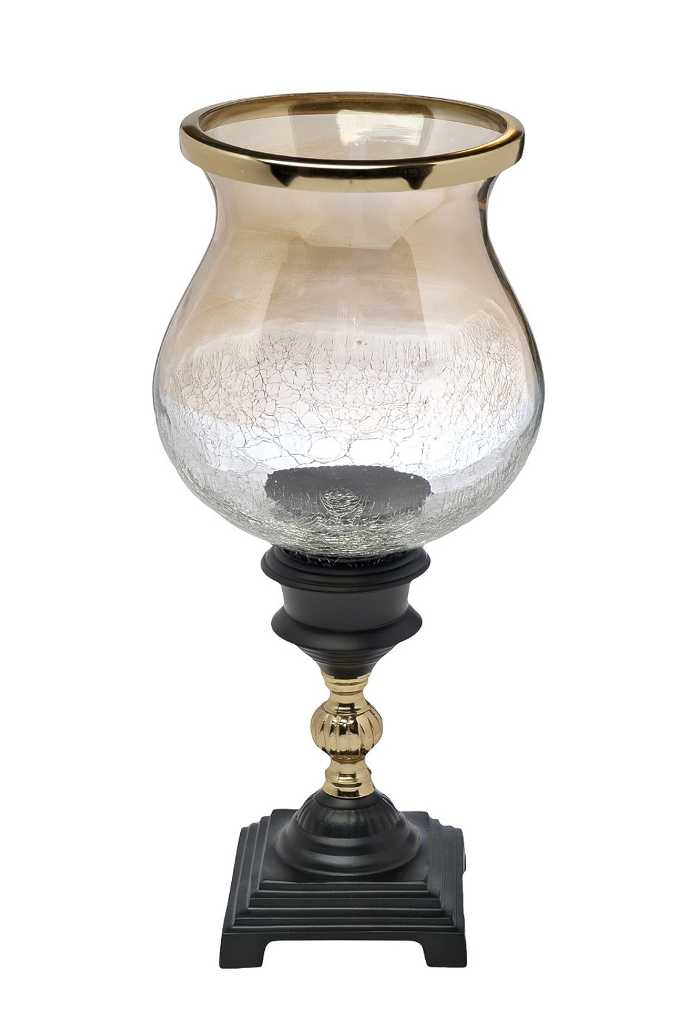 Подсвечник на подставке Garda Decor Шаx M стеклянный
