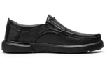 Jeep Casual Leather Shoes Men"s Low top Black