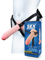 Мужской полый страпон (фаллопротез) 22см Bior Toys Sex Expert SEM-55297