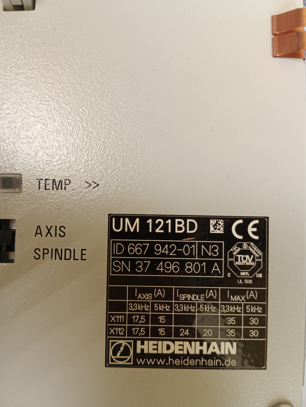 Heidenhain UM121BD ID 667 942-01 N3 с хранения