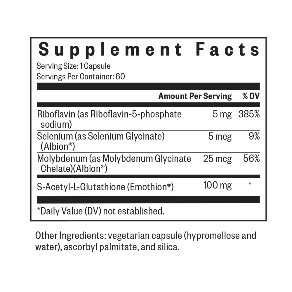 Seeking Health, Glutathione Plus с CoFactors, 60 капсул