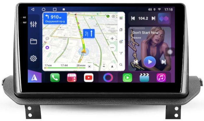 Магнитола для Mitsubishi Outlander 4 2021+ (штатная КЗВ) - FarCar S500-TS10 монитор 10.36" QLED на Android 14, Быстрая, CarPlay, 4G SIM-слот