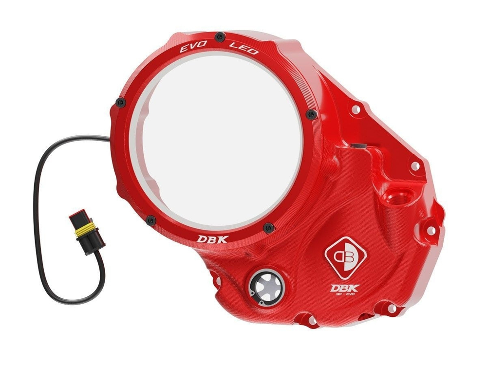 CCDVL06 DBK EVO LED CLEAR CLUTCH COVER (MTS 1260, DVL 1260, XDVL)