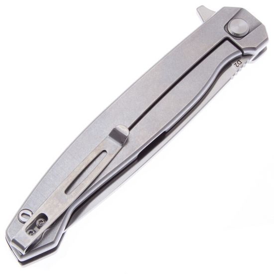 Складной нож REPTILIAN САРГАН-03 c клинком из стали D2, рукоять Stainless Steel