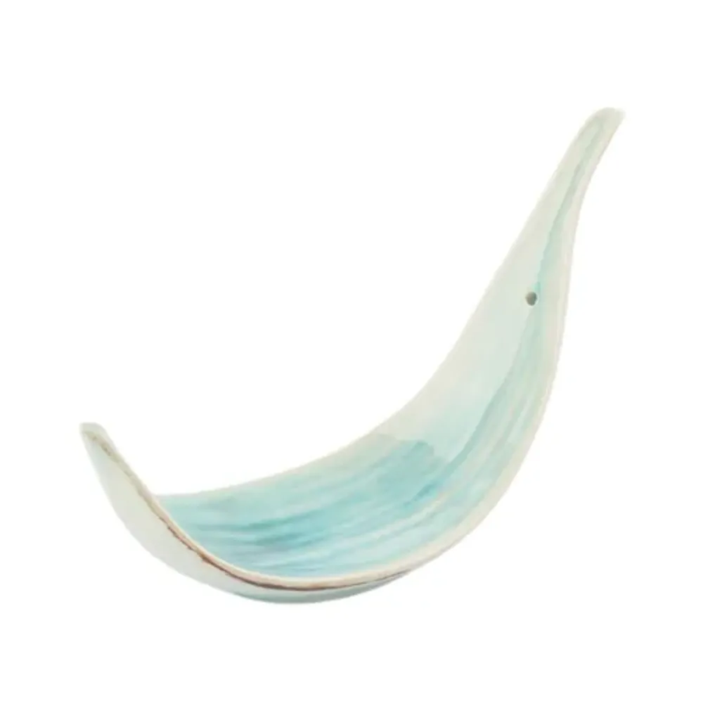 Блюдо для подачи 21*7,4 см h13,5 см для закусок Sea Blue Leaf Frutti di Mare P.L. [1]