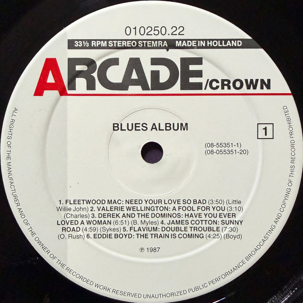 Сборник Blues Album 2LP (Голландия 1987г.)
