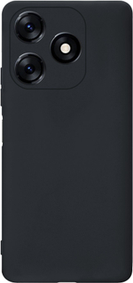 Мягкий Soft Touch чехол из силикона для TECNO SPARK 10C / 10 (не PRO!) с бархатной подкладкой