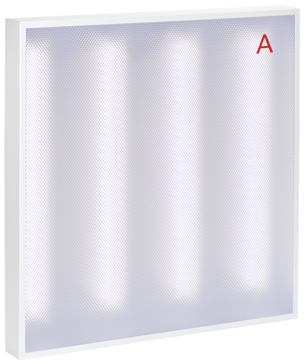 Светильник LED ДВО 2001A 45Вт 6500К IP40 588х588мм Грильято призма БАП 3ч LIGHTING PRO IEK