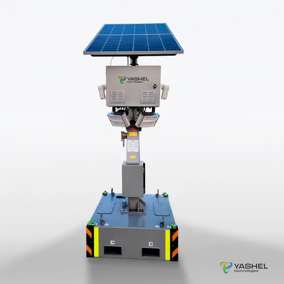 Передвижная автономная осветительная установка YASHEL на солнечных батареях