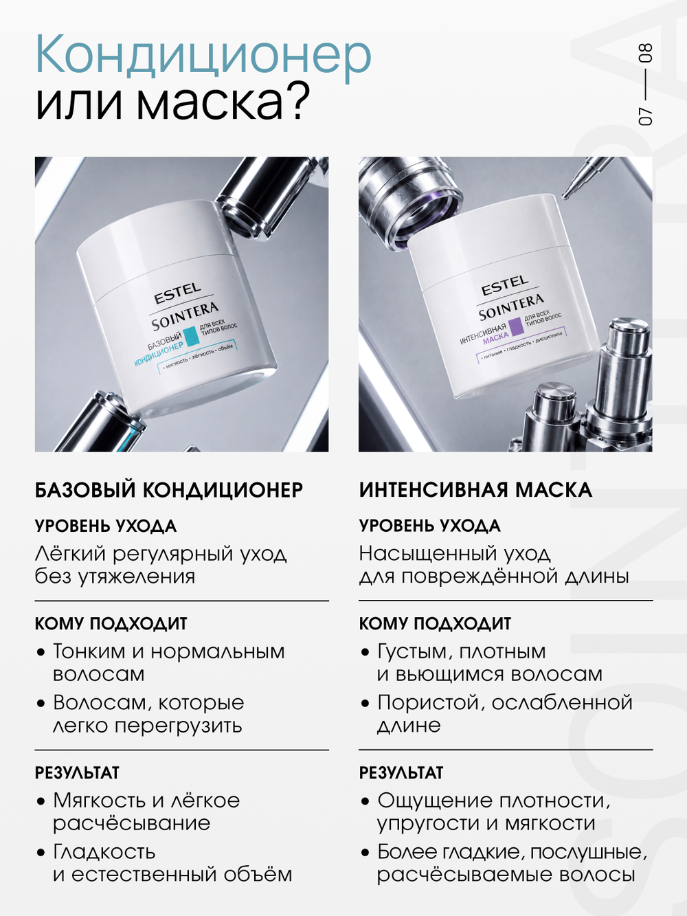 Базовый кондиционер для всех типов волос ESTEL x SOINTERA