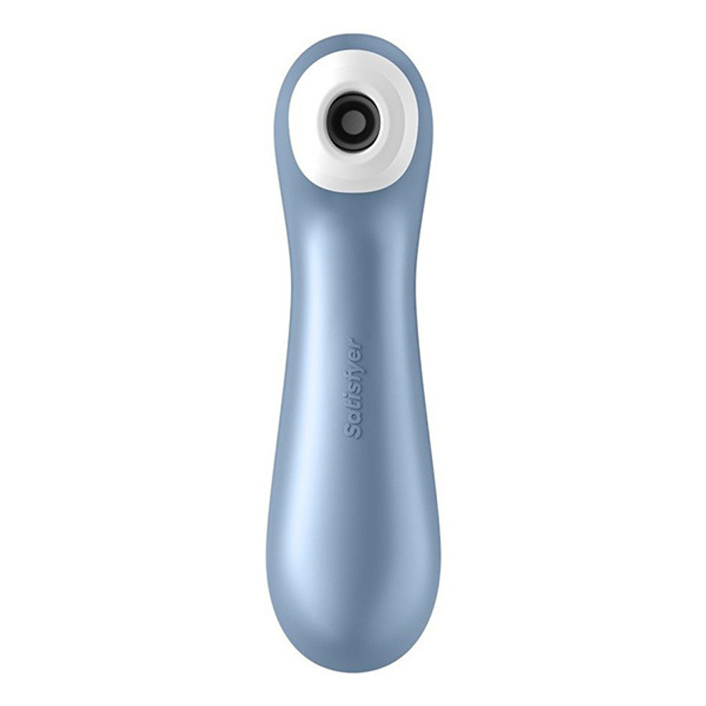 Голубой вакуум-волновой клиторальный стимулятор 16,4см Satisfyer Pro 2