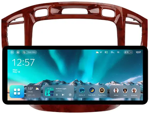 Магнитола для Toyota Highlander 1 XU20 / Kluger / 2000-2007 - Teyes CC4 монитор 12.3" 2K QLED + рамка 9, Android 14, Быстрейшая, Snapdragon 680, DSP, CarPlay, 4G SIM-слот
